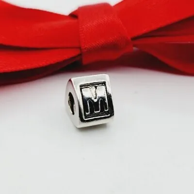 $25 • Buy Authentic Pandora Charm Alphabet Initial Letter M Or W 790323 Retired....**