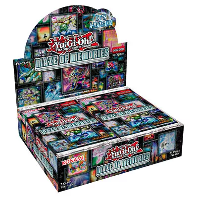 YuGiOh TCG Maze Of Memories 1st Edition Booster Box 24 Packs Brand New & Sealed • £58.99