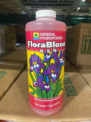 $20.99 • Buy General Hydroponics FloraBloom, 1 Quart