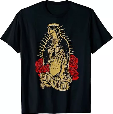 NEW LIMITED Our Lady Virgen De Guadalupe Virgin Mary Gracias Madre Mía T-Shirt • $16.88