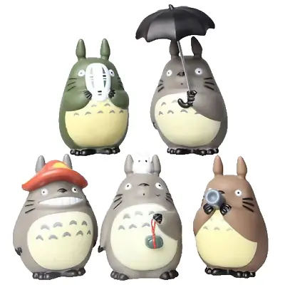 (Set Of 5) New My Neighbor Totoro Collection Standing LARGE Figure Toy (5 Style) • $21.98