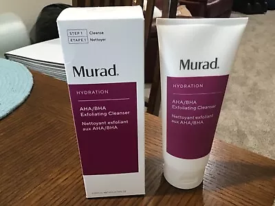 Murad Hydration Aha/bha Exfoliating Cleanser 6.75 Oz New Free Ship! • $20.99