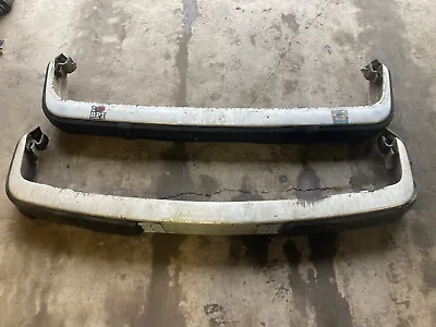 1975-1985 Volvo 242 240 244 245 Front Rear Bumper Cover White Pair 2 OEM #1688M • $389.99