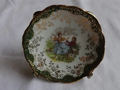 MEISSNER LIMOGES Decorative Miniature Cabinet Plate With Stand Diameter 8 Cm • £8