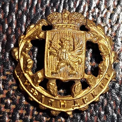 FINLAND Imperial Russia Pin Badge WWI D.20mm (miss.parts) COMB.SHIPPING • $0.01