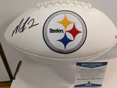 Michael Vick Signed Football Autograph Auto /beckett Coa Pittsburgh Steelers  • $59.99