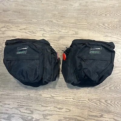 Kirtland Pursuit Vintage Pair Of Rear Black Bicycle Panniers Boulder CO U.S.A. • $109.99