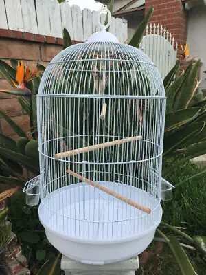 26  Round Dome Top Bird Finch Canary Cockatiel Parakeet LoveBird Hook Cage   • $49.86