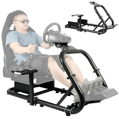 Hottoby Upgrade Racing Simulator Cockpit Wheel Stand Fits Logitech GPRO G29 G920 • $149.99