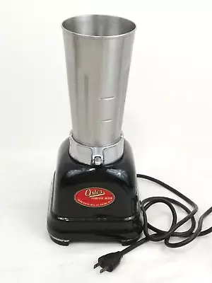 Oster Fountain Mixer Model 100 Vintage Milkshake Blender Malt Drink Maker Black • $204.89