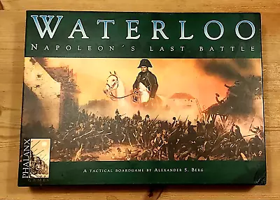 Waterloo  Napoleon's Last Battle - Phalanx Games - Alexander Berg - VGC Complete • £59