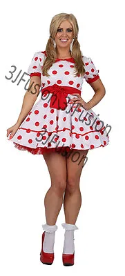 Adult Rag Doll Girl Dolly Fancy Dress Costume Womens Ladies FREE SOCKS & POST (B • £15