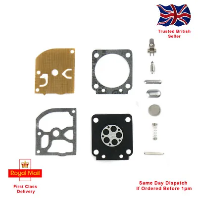 £4.49 • Buy Carburettor Carb Gasket Diaphragm Kit For Stihl MS170 MS180 Zama RB-77