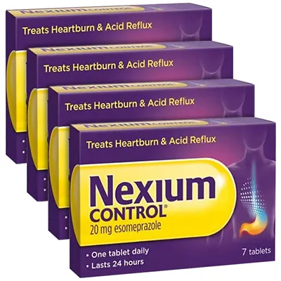 Nexium Control 20mg Gastro Resistant Heartburn Relief Acid Reflux 7 - 42 Tablets • £6.45