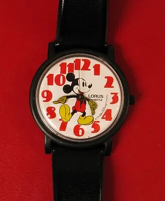 Lorus Mickey Mouse Quartz Watch Not Working Most Likely Needs A Battery !! • $25