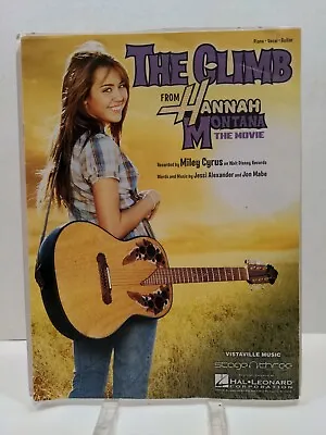 The Climb Sheet Music Miley Cyrus Piano Voice Guitar 2009 Pop Hannah Montana F4A • $9