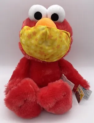 NWT Sesame Street Elmo W/ Face Mask Plush Toy Just Play 2021 • $19.99