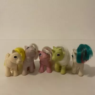 My Little Pony G1 Lot Of 5 Baby Lofty Tiddly Winks Gusty Frosting & Blossom • $28.42