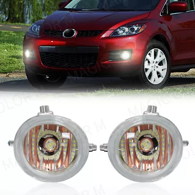 Fog Light For Mazda RX-8 MPV 6 5 3 2 CX-7 CX-5 CX-9 MX-5/Miata Bumper Lamp Pair • $24.69