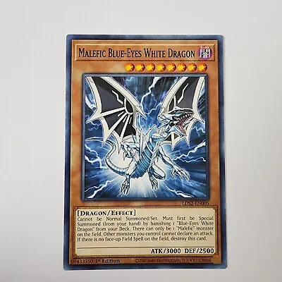 Malefic Blue-Eyes White Dragon - LDS2-EN005 - NM 1st Ed - Yugioh  • $1.81