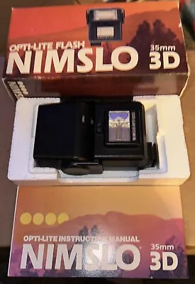 Nimslo 3D Opti-Lite  Dual Flash Unit W/ Manual In Box Tested Working Excellent • $149.99