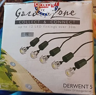 Garden Zone Derwent 5 X Deck/Garden Lights With 6M Cable And 12V Transformer • £44.99