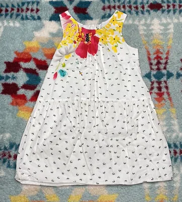 Catimini Ants Print Floral Dress 6 • $31.50