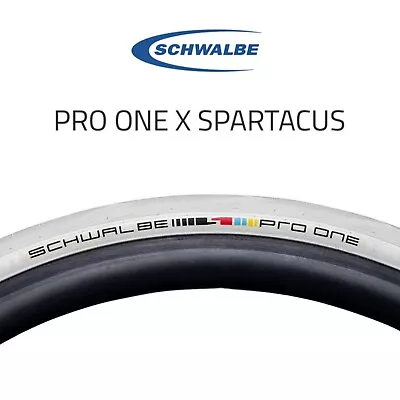 Pack Of 2 Schwalbe Pro One Tire 700 229 White X Spartacus 700x28c • $239