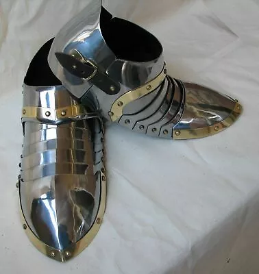 £69.99 • Buy Medieval Armor Gauntlet Knight Glove Pair LARP SCA Gothic Armor Gloves Replica