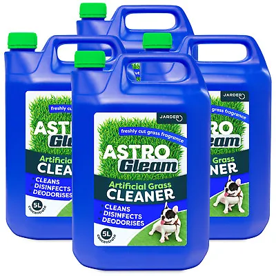 £36.99 • Buy 4 X 5LT ARTIFICIAL GRASS CLEANER - DOG CAT ODOUR ASTRO TURF LAWN 