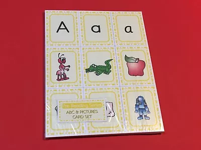 Montessori - Pre Reading Series - ABC & Picture Card Set  - 230+ Laminated Cards • $29.75