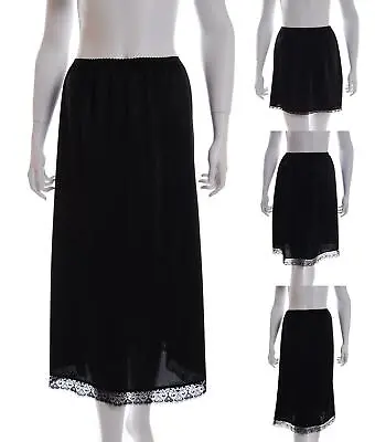 Waist Half Slip Underskirt Polyester Petticoat Skirt Length 16  18  24  28  32   • £12.99