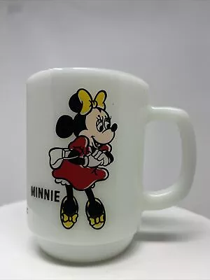 Vintage Disney Minnie Mouse Pepsi Cola Collector Series Anchor Hocking Glass Mug • $16.99