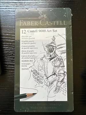 Faber-Castell 9000 Graphite Sketch Pencil Sets Art 8B - 2H Set Of 12 NEW • $8