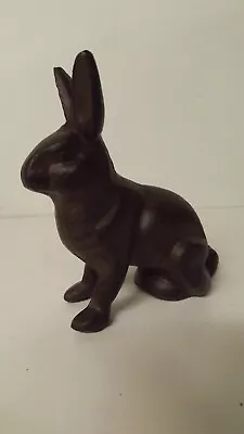 New Cast Iron Sitting Rabbit X1104 Garden Yard Patio Decor MWT Free Shipping • $16.95