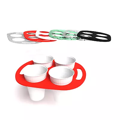 Plastic Vending Cup Caddy Holder Tray Coffee Tea 6 Colours 4 Cups • £48.75