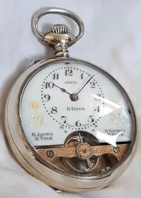 £151 • Buy Hebdomas Style 8 Days Swiss Pocket Watch *(FULL WORKING ORDER)* 1910-1920s.