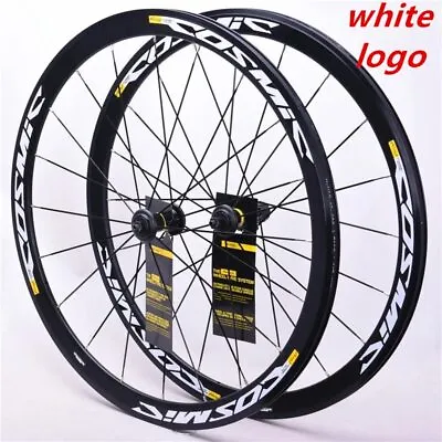 700C V Brake Wheelset 40/50mm Disc Brake Thru Axle Road Bike QR Aluminum Wheels • $351.54