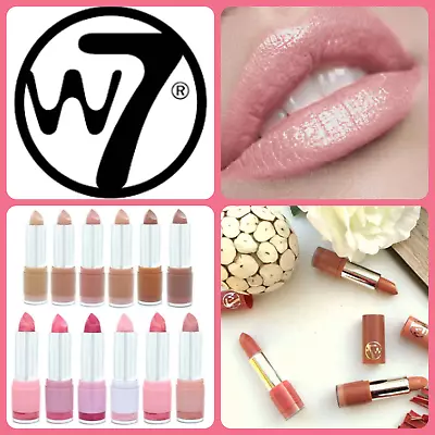 W7 Cosmetics Pinks Nudes Reds Corals Fashion Color Lipstick Choose Your Shade • £3.99