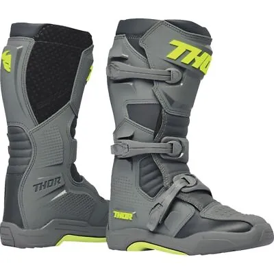 Thor MX Boots Blitz XR Dirt Bike Off Road Boot Adult 2024 Gray/Charcoal • $139.95