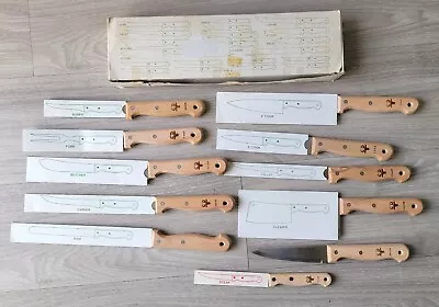 Vintage Chefs Collection Knives Japan Stainless Steel Cutlery MCM Lot 11 Pieces  • $29.99