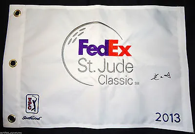 Guan Tianlang Signed 2013 Fed Ex St Jude Classic Flag 2013 Masters Coa K2 • $224.99