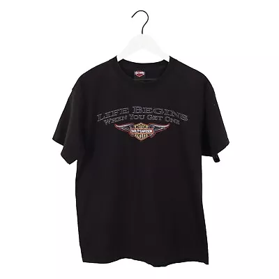 Harley Davidson Motorcycles Biker T-Shirt Adult Large • $19.95