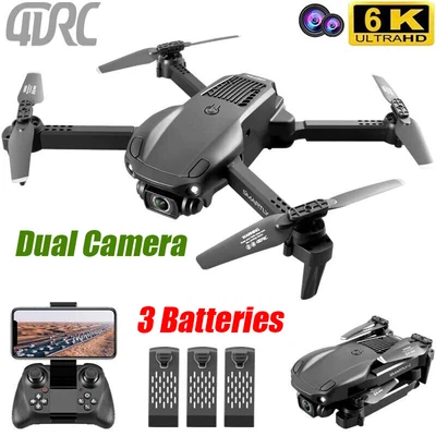 $62.50 • Buy 4DRC V22 RC Drone FPV WiFi 6K Wide Angle Dual Camera Gesture Selfie Quadcopter