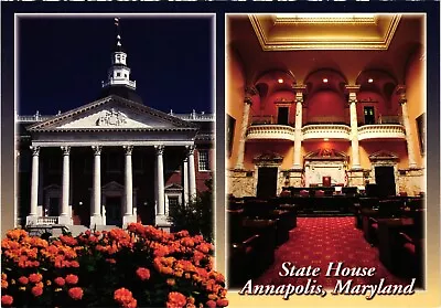 Continental Postcard State House Annapolis Maryland • $5.95