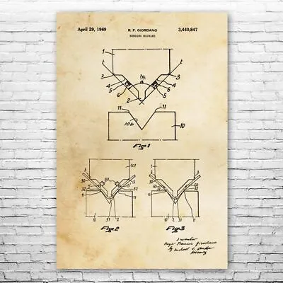 Sheet Metal Bending Patent Poster Print 12 SIZES Metal Working Industrial Decor • $12.95