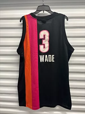 OG 2006 Miami Heat  Dwyane Wade Floridian Reebok Swingman Jersey Men's XL • $79.99