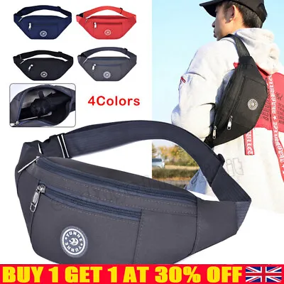 £6.78 • Buy Women&Men Waist Bag Fanny Pack Belt Bag Travel Sport Hip Bum Bag Small Purse Hot