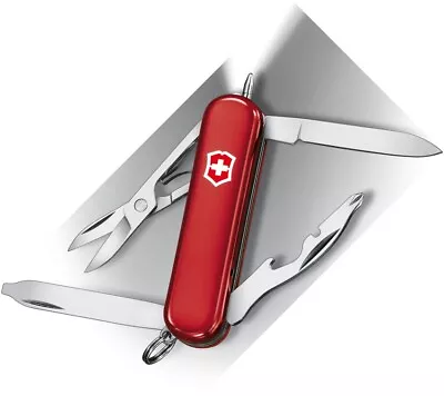 New Swiss Army 0.6366-x1 Red Midnite Manager Multi Tool Victorinox Pocket Knife  • $61.99