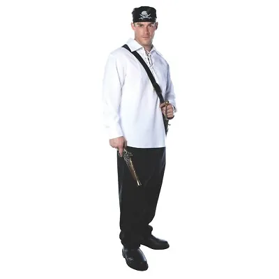 Pirate Shirt Adult Halloween Costume Fancy Dress • $19.26